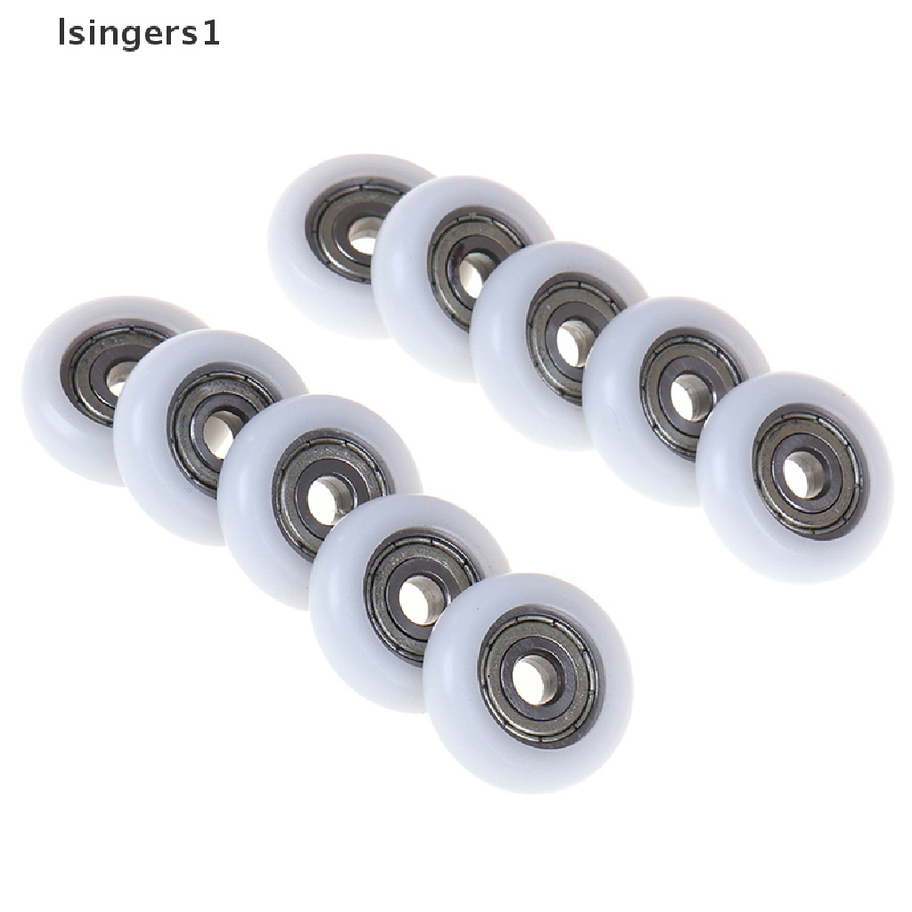 (lsingers1) 2 / 5 / 10pcs Roda roller Geser Pengganti Bahan Plastik Untuk Pintu Geser