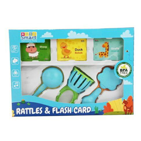 Bebe Smart Rattle &amp; Flash Card Mainan Anak - BBS903