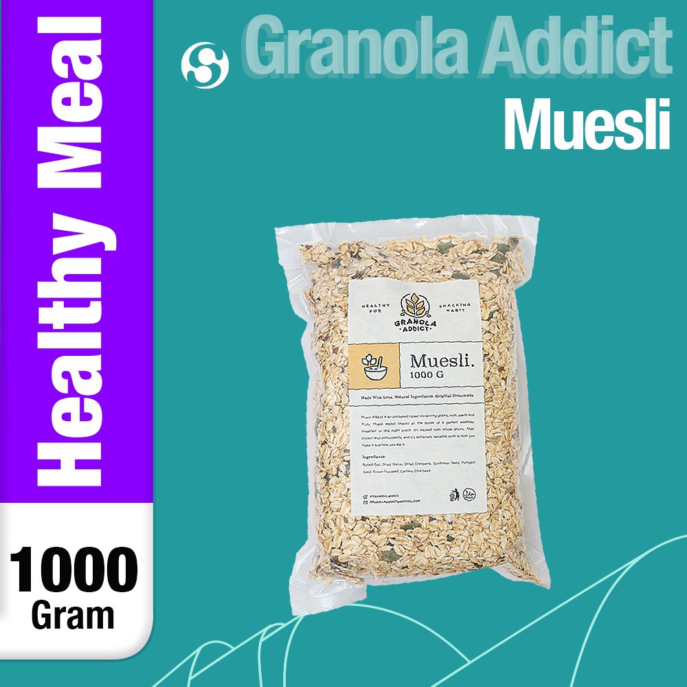 Muesli Fruit &amp; Seeds 1 Kg - by Granola Addict