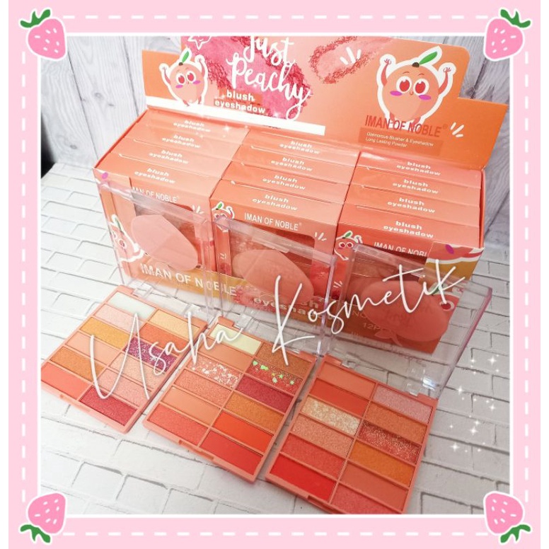 PROMO ECER!! EYESHADOW IMAN OF NOBLE JUST PEACH BEST SELLER 6661-12