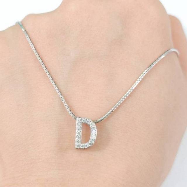 Liontin Emas Prilly Lop U Gold Huruf Alphabet D HALA GOLD(TIDAK TERMASUK KALUNG)