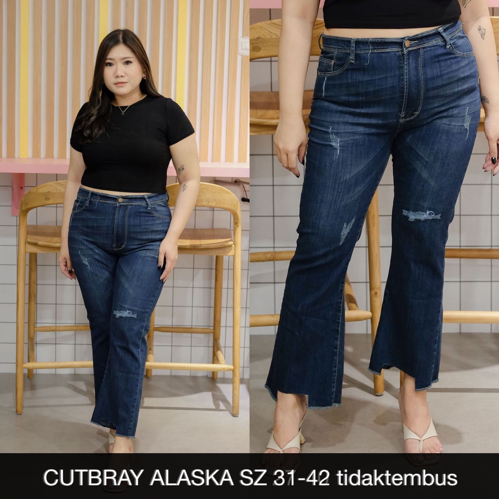 CELANA JEANS WANITA CUTBRAY ALASKA