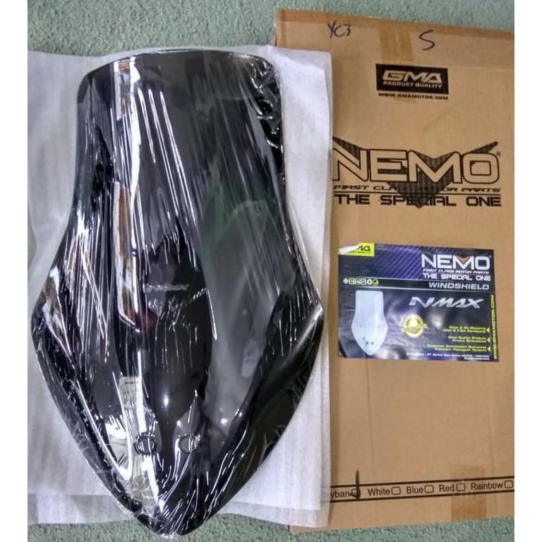 BERKUALITAS WINDSHIELD NMAX NEMO / VISOR WINDSHIELD NMAX / AKSESORIS NMAX NEMO -OTOGEAR