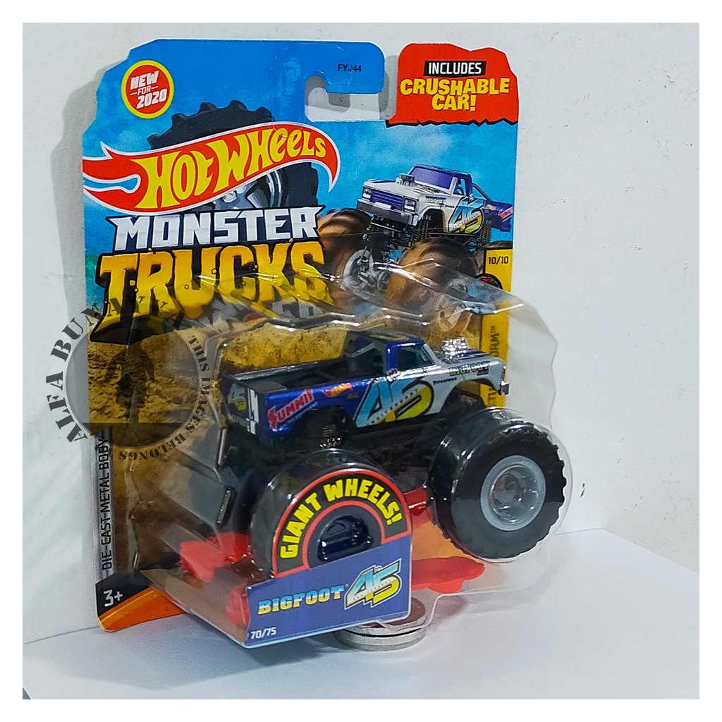 Hot Wheels Monster Trucks - FORD PICK UP BIGFOOT SERIES - Hotwheels Truck Original