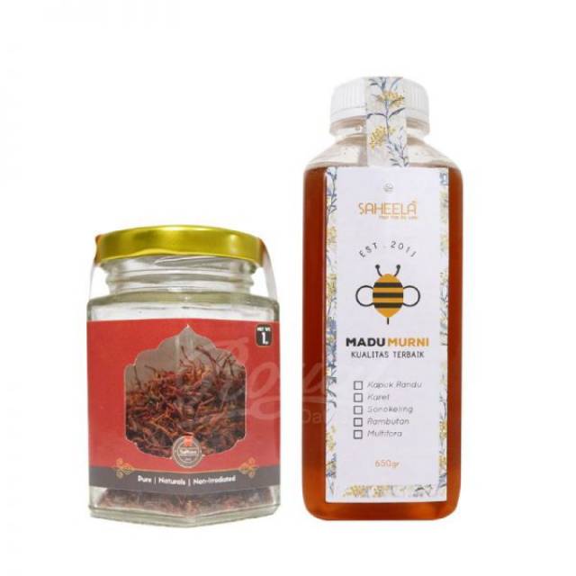 

Paket Super Negin Saffron Royal 1g & Madu Murni Saheela 650g