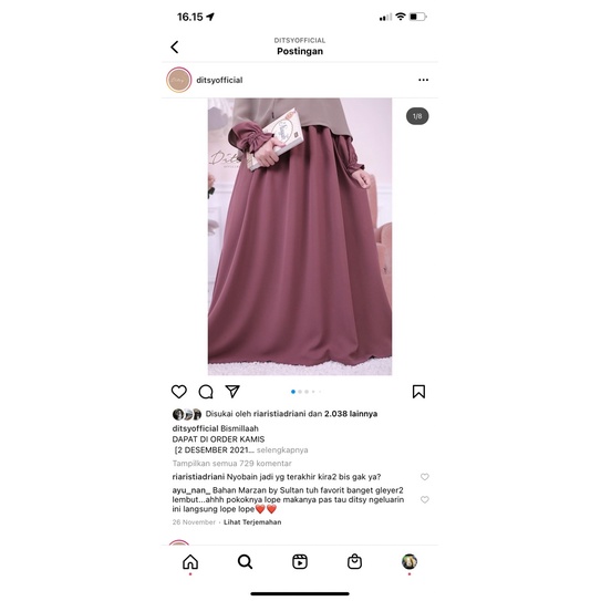 lilura marzan ditsy XL