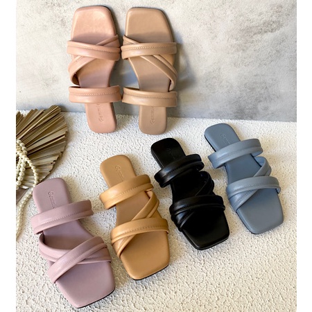 DUSHI Indy flat - Sandal teplek flat wanita