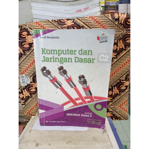 buku komputer dan jaringan dasar kelas 10 SMK Erlangga