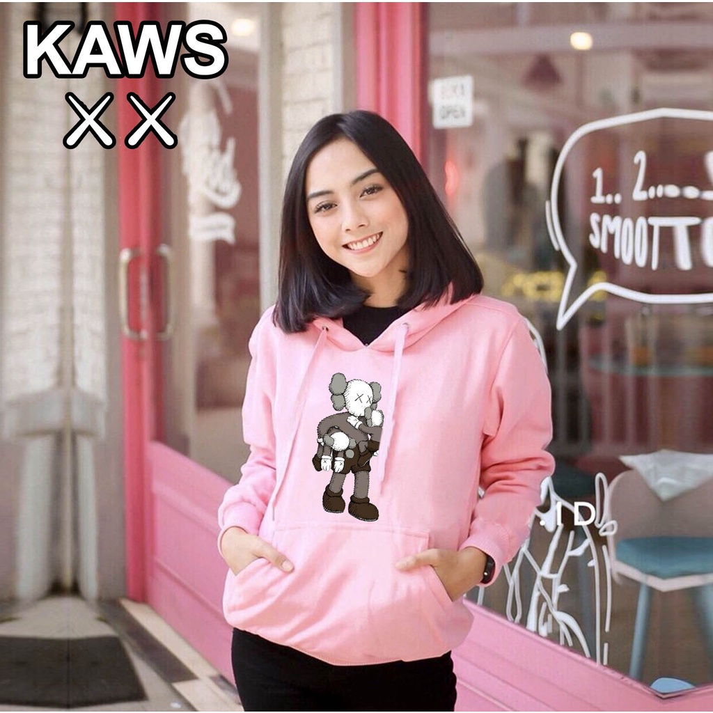 Lilipop.id Sweater Wanita Kaws Hoodie Jumper Outwear