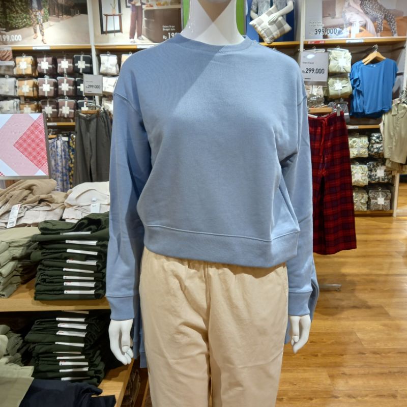UNIQLO ORIGINAL Sweater Lengan Panjang Hoodie Jaket Polos SALE GARANSI TERMURAH