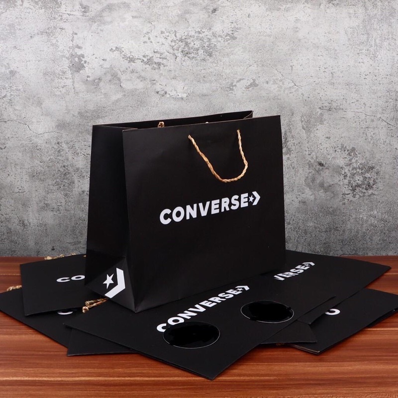 PAPER BAG CONVERSE ORIGINAL 38x31x17 | PAPERBAG CONVERSE TERMURAH | TAS KERTAS MULTIFUNGSI