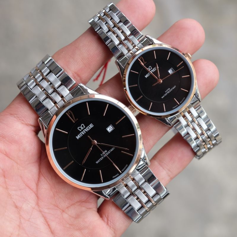 Jam Tangan Couple, MIRAGE ORIGINAL WATER RESISTANT
