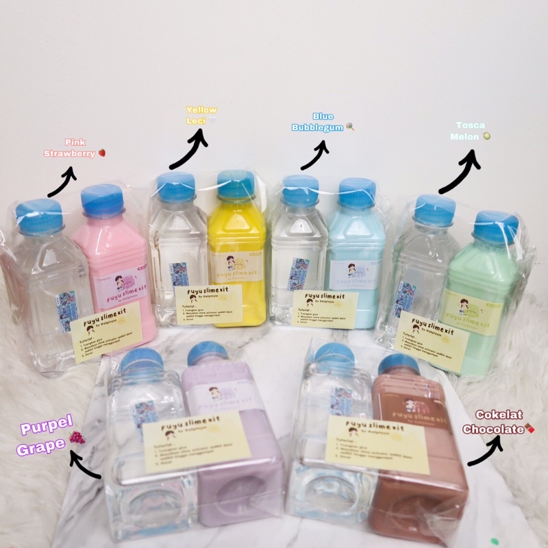 PAKET FUYU PUDDING SLIME KIT ANTIGAGAL BY ELIPTOYS PREMIUM BEST SELLER