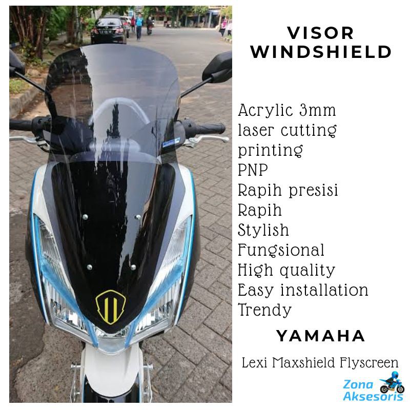Visor lexi Maxshield flyscreen winsil lexi tinggi visor tinggi