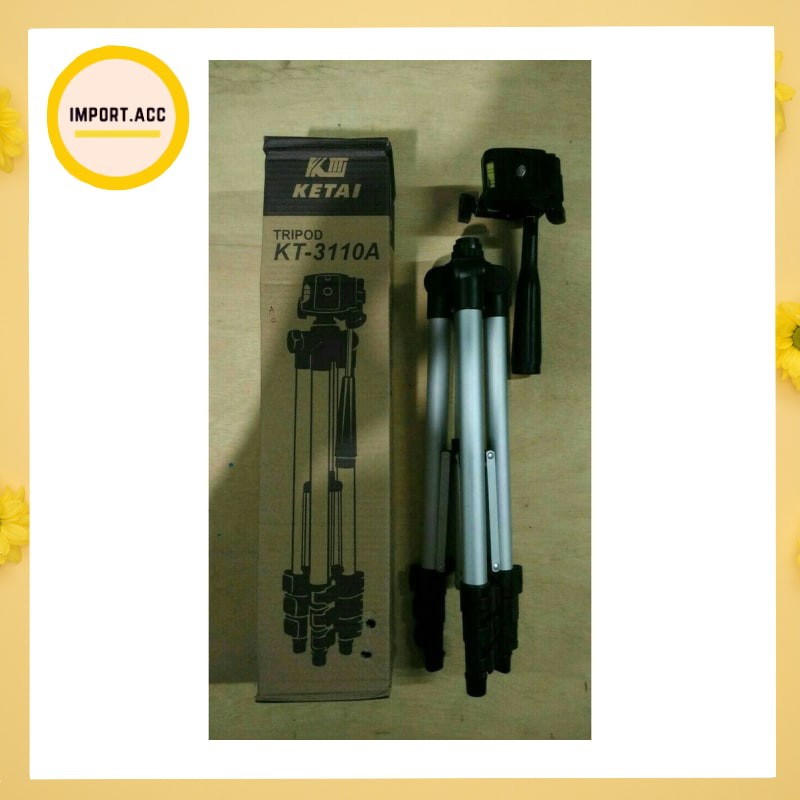 TRIPOD 1METER KT-3110A / TRIPOD 3120 Holder Kamera / Kaki Tripot Foto Camera / TRIPOD STABLILLIZER