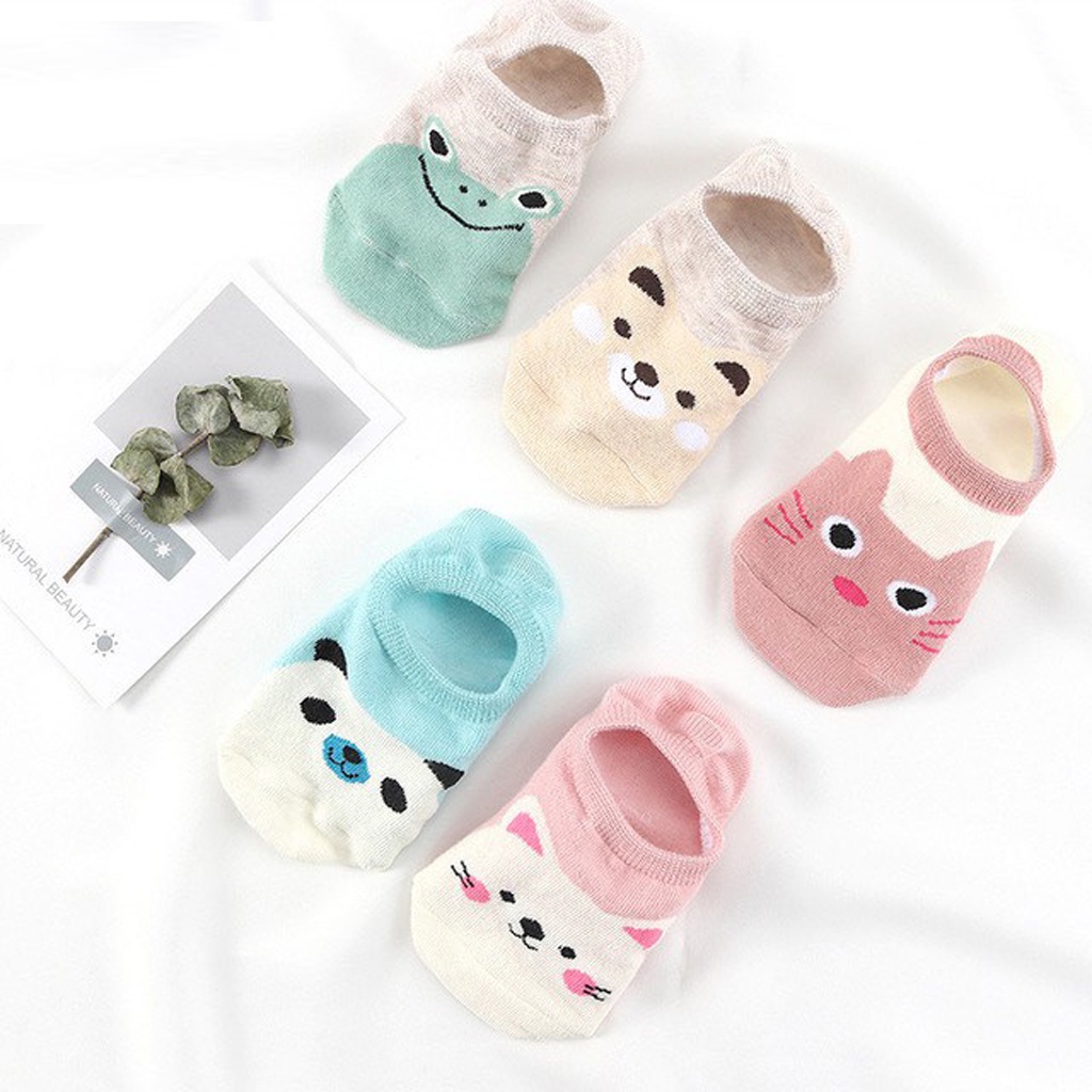 ☀INDOLAND☀  Kaos Kaki Socks Wanita Karakter Motif Cute Lucu Unik Import KK020