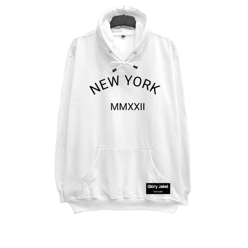 Sweater Hoodie Oblong Pria Wanita Model Sablon