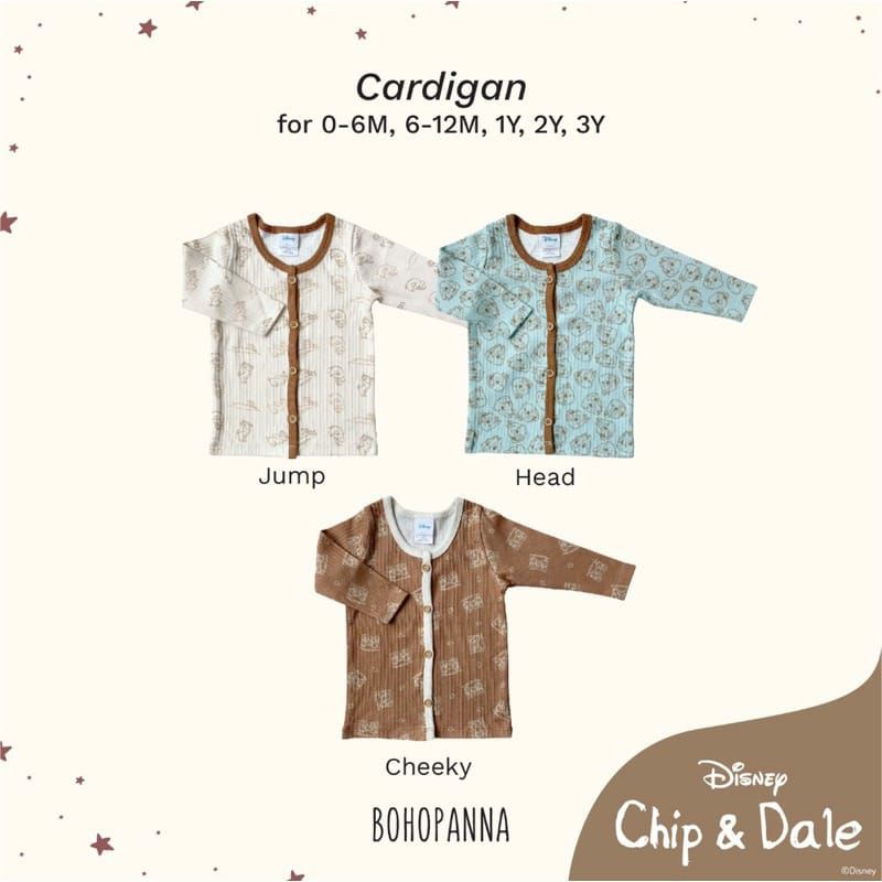 Bohopanna Cardigan Boy Disney Chip &amp; Dale // Cardigan Motif Anak Boy