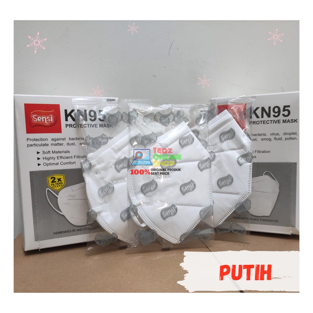 Masker KN95 Sensi 1 Pcs