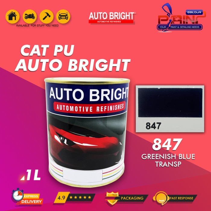 Cat PU Autobright - Greenish Blue Transp AB 847