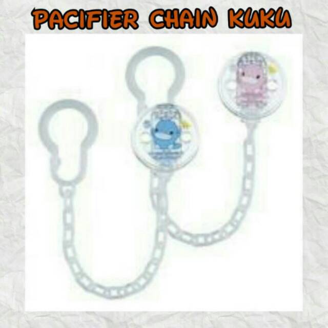 Pacifier Chain Kuku Duck Bill