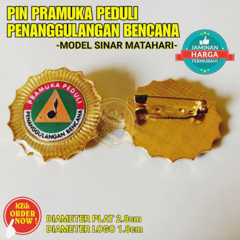 PIN PRAMUKA PEDULI PENANGGULANGAN BENCANA