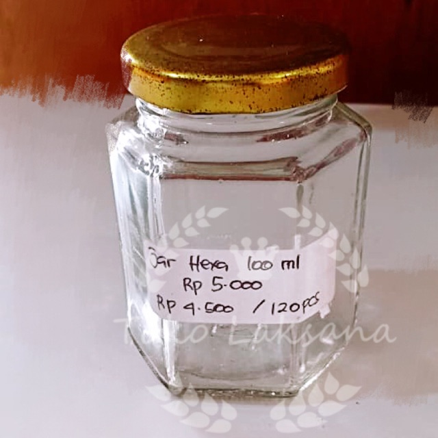 Jar hexa 100ml / toples 100ml / jar 100ml /toples madu / toples selai