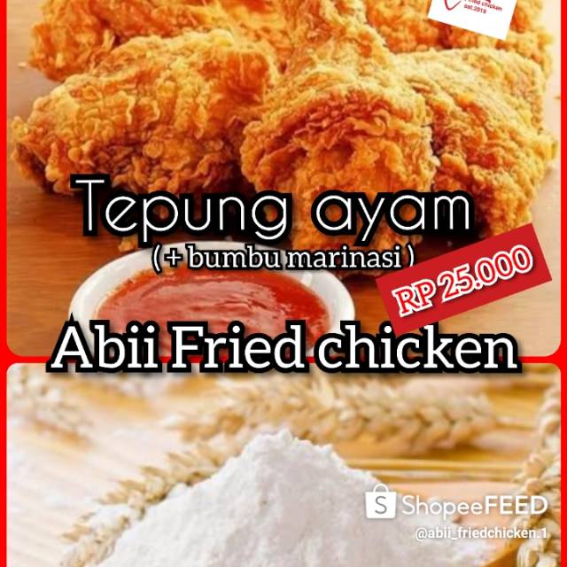 

Tepung ayam Fried chicken dan tepung serba guna