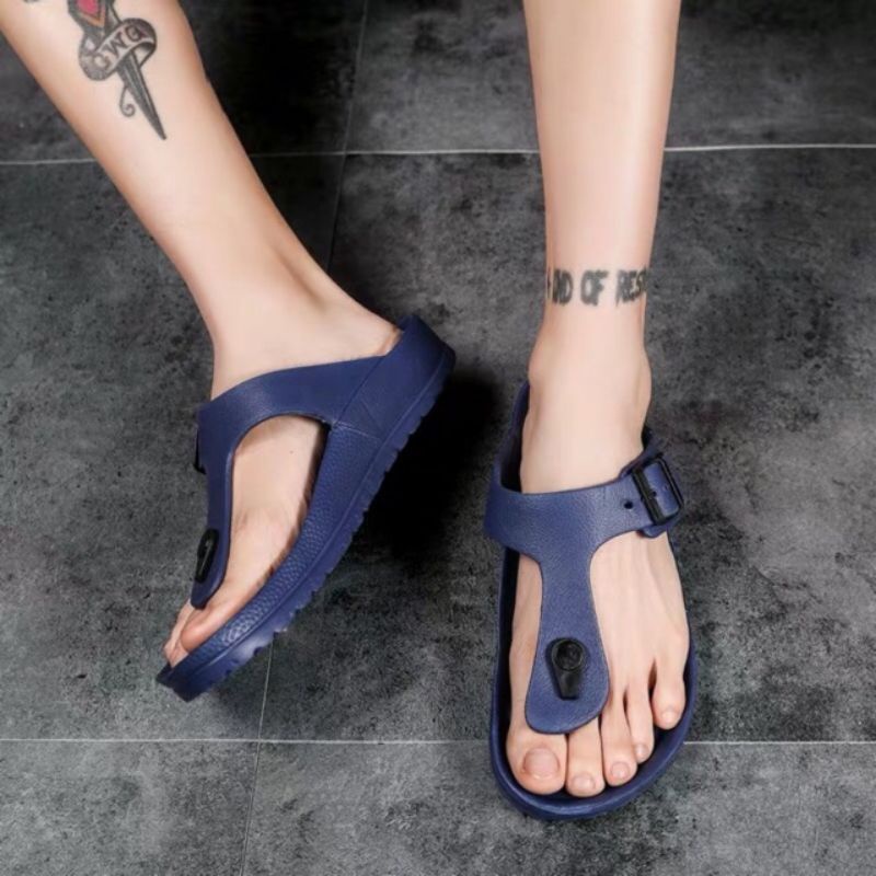 11.11    TERMURAH Sendal Jepit Karet Wanita/Pria Sandal Ringan Pantai Karet Unisex sendal rumah 351/352