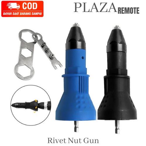 Adaptor Bor Tang Rivet Rivet Gun Paku Rifet Konverter Pull Rivet Conversion Drill Alat Penyambung Sambungan pasang baut rivet tang mesin converter