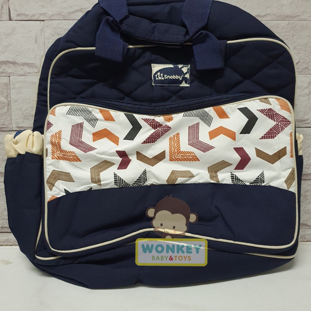 Snobby Tas Bayi Besar / Sedang / Kecil Saku Print TPT5871 / 5872 / 5873 Artsy Series