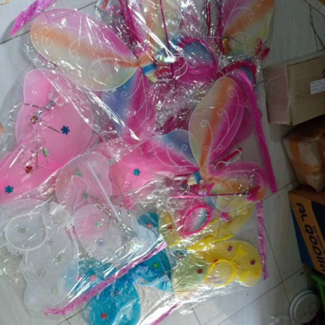 Sayap kupu-kupu mainan sayap peri