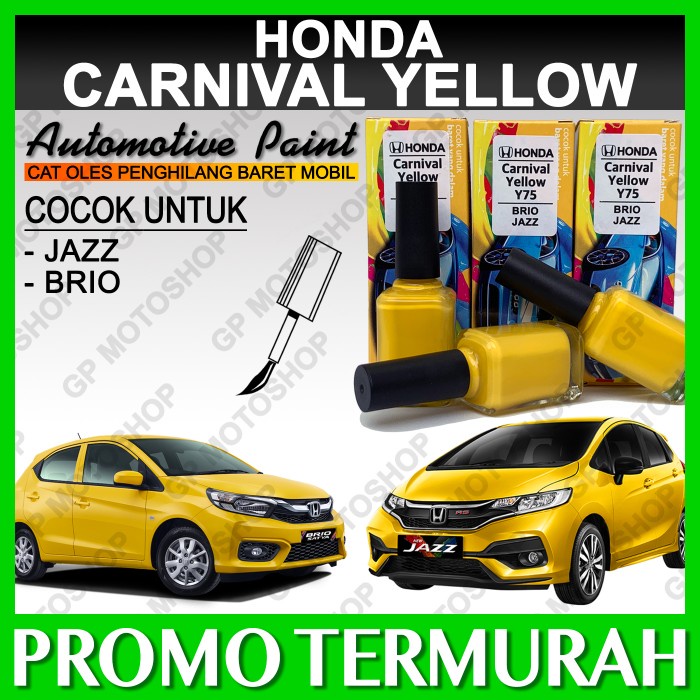 HONDA CARNIVAL YELLOW CAT OLES PENGHILANG BARET MOBIL JAZZ BRIO KUNING