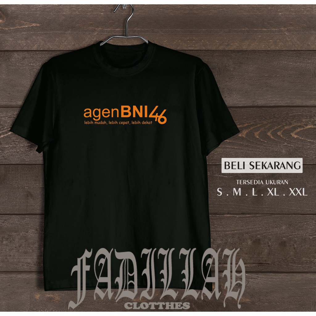 KAOS BAJU AGEN BNI 46 KAOS PERUSAHAAN