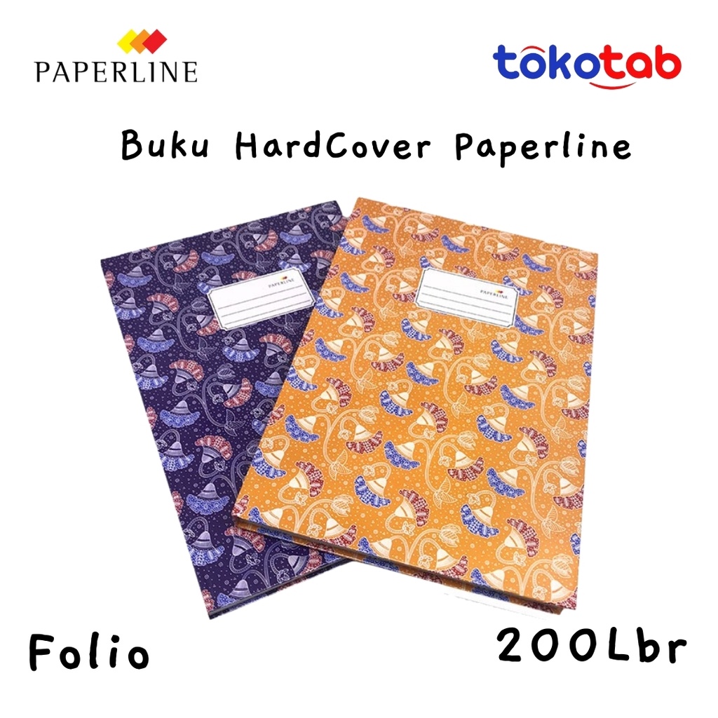 

Tokotab - PAPERLINE Buku Folio 200 Hard Cover
