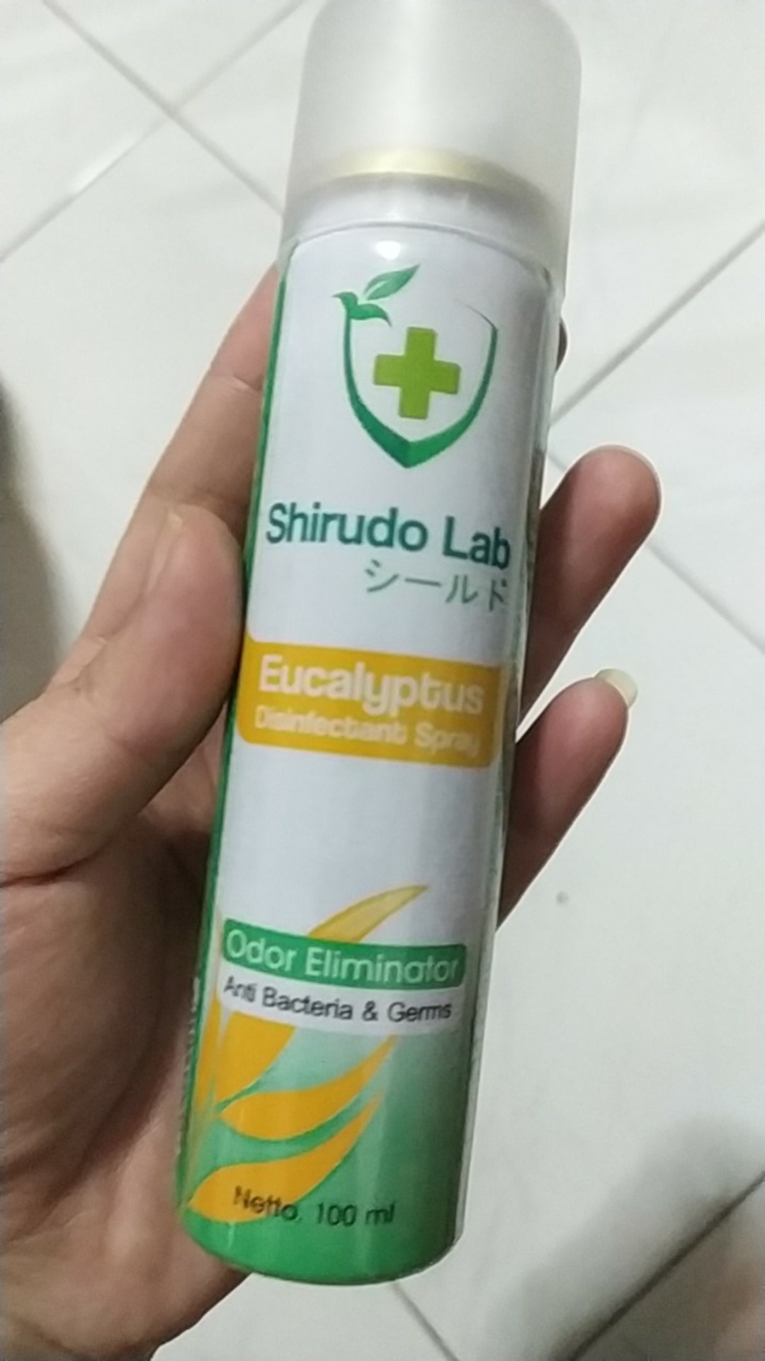 Shirudo Lab Eucalyptus Disinfectant Spray 100ml / Shirudo Spray / Bekku