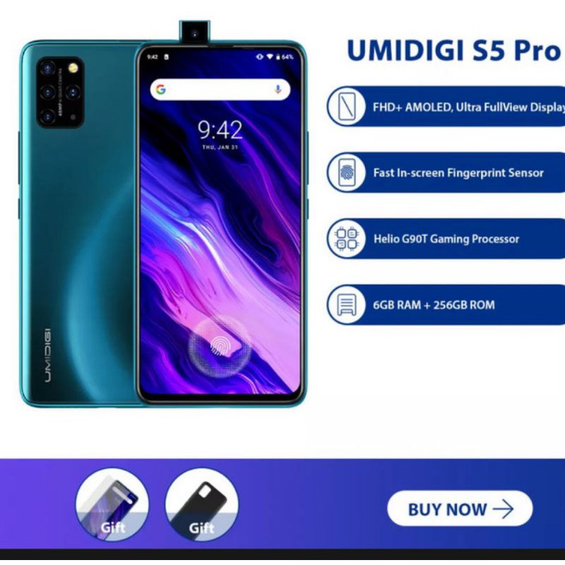 Umidigi S5Pro 6/256Gb second like new