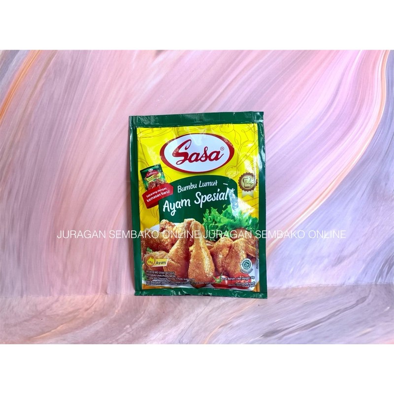 (JSO) SASA bumbu LUMUR AYAM spesial larasa 26 gr / bumbu instan ayam