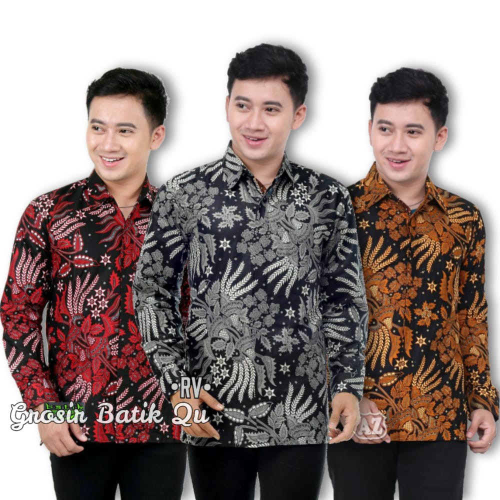 Banting Harga Kemeja Batik Pria Motif Manggar kONaLOi7wo500