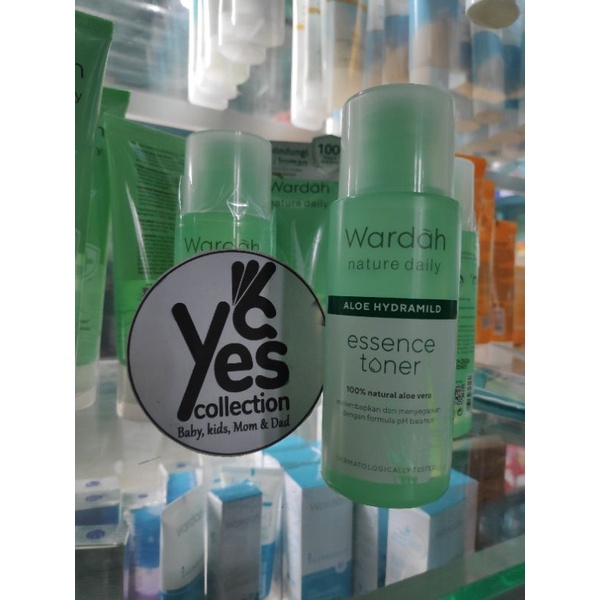 Wardah 100ml 4in1 Toner Essenses Mask Masker Wajah Face Mist Nature Daily Aloe Hydramild Essence