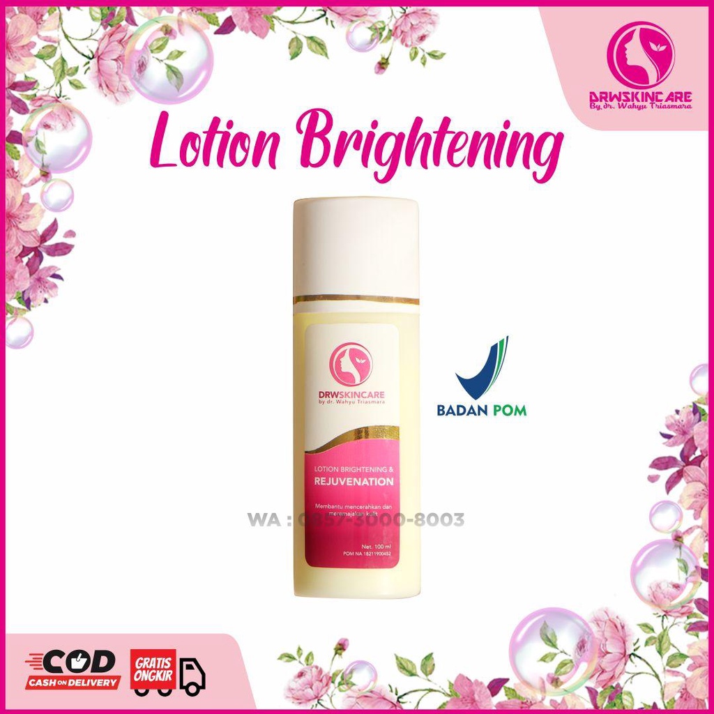 LOTION BRIGHTENING & REJUVENATION DRW SKINCARE ORIGINAL / Lotion Malam Whitening | Handbody Pemutih 