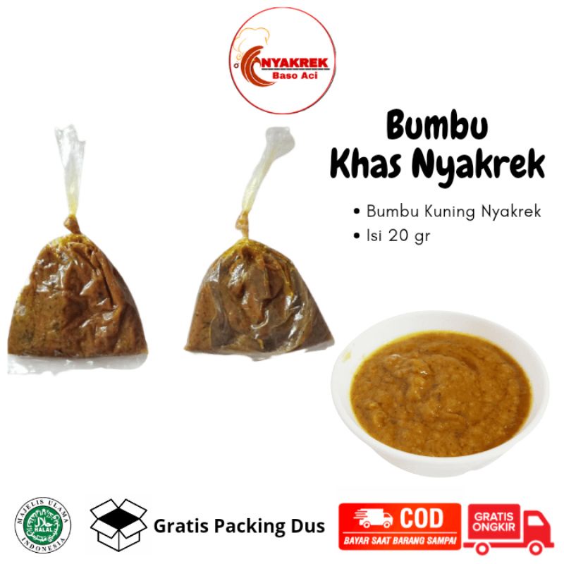 

BUMBU KUNING - Extra Bumbu Rempah Kuning Khas Baci Nyakrek