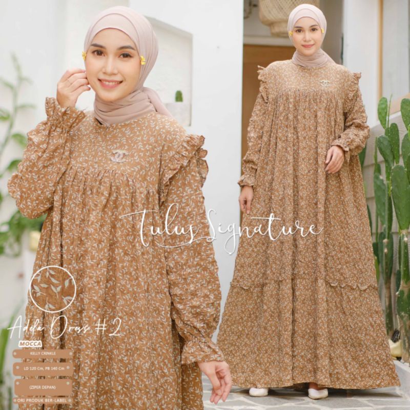 ADELA DRESS #2 BY TULUS SIGNATURE / DRESS WANITA MUSLIMAH / LD120