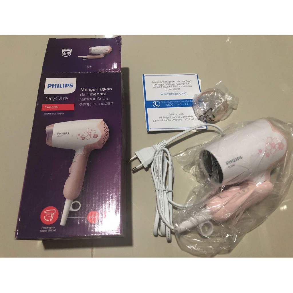 PHILIPS HAIR DRYER HP 8108 PINK 400 WATT GARANSI 2 TAHUN