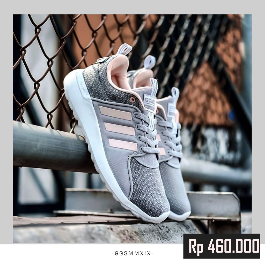 Sepatu Adidas Lite Racer Original Brand New In Box |  Adidas Cloudfoam Lite Racer Grey Original BNIB