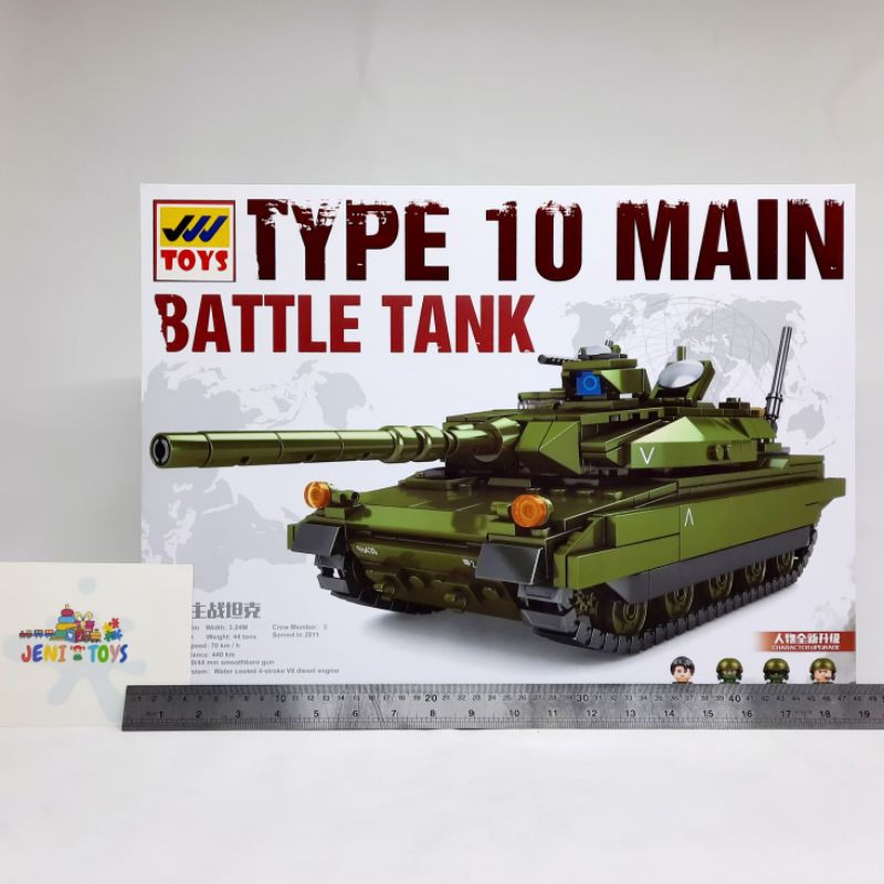 brick tank 806 pcs type 10 survival warfare main battle tank sy 0103