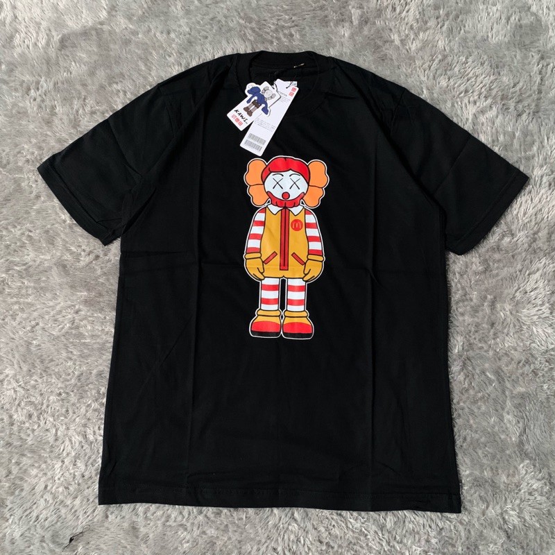 Kaos Tshirt Uniqlo Kaws MCD Fulltag