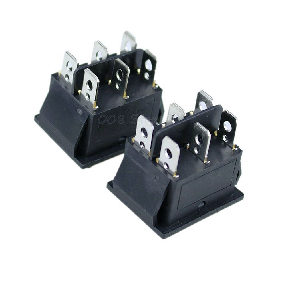 [11 GRAM] Saklar Switch Besar 6Pin / 6 Pin On Off Hitam