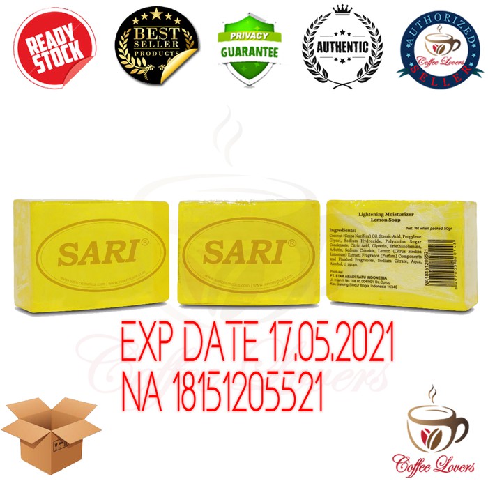 

SABUN SARI SILVER SERIES LEMON SOAP