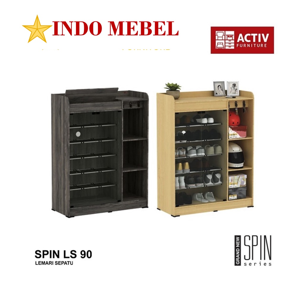Rak Sepatu Lemari Sepatu Activ 5 susun Spin Ls 90 READY MAKASSAR PROMO